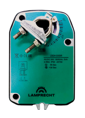 Электроприводы для воздушных и водяных клапанов LAMPRECHT LB24-05SR